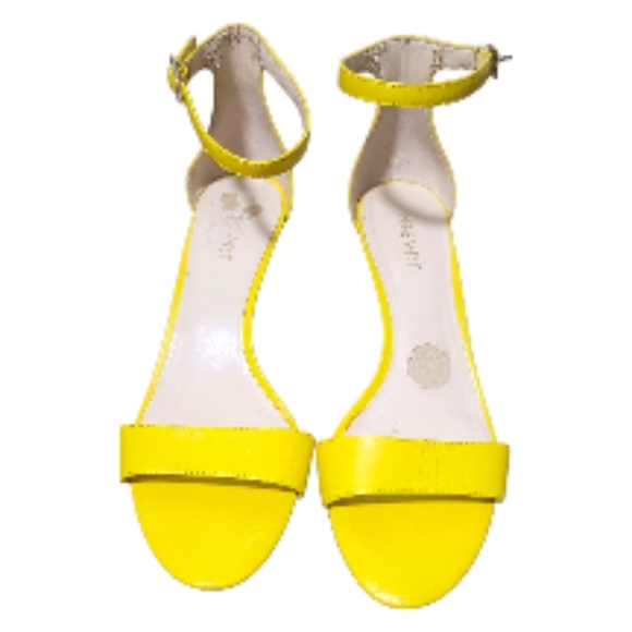 Nine West Leisa Yellow Open-Toe Sandal W/ Kitten Heel, 9.5, Pre-Owned - Picture 6 of 16